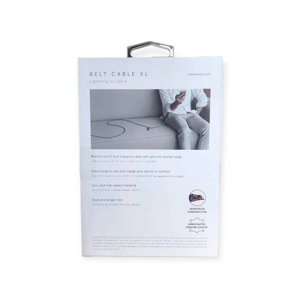 Native Union Belt Cable XL – Zebra